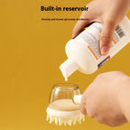 SudsBrush pet shampoo brush for dogs and cats