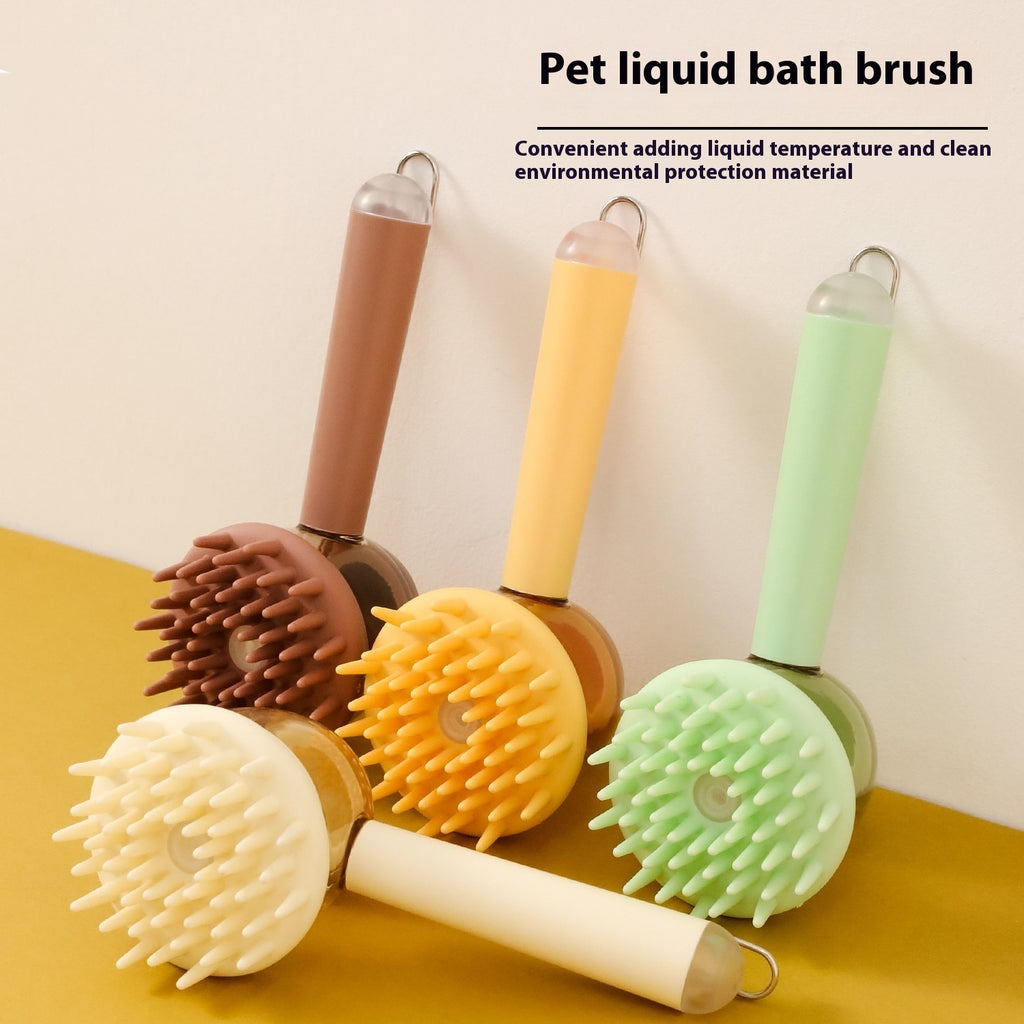 SudsBrush cat grooming bath brush