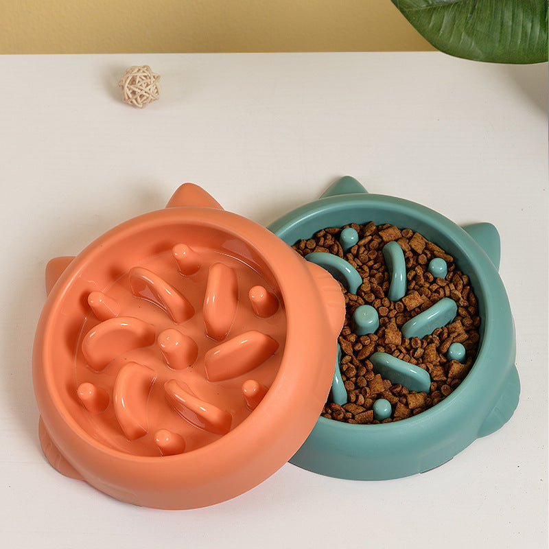 Slow feeder dog bowl for more engaging mealtimes