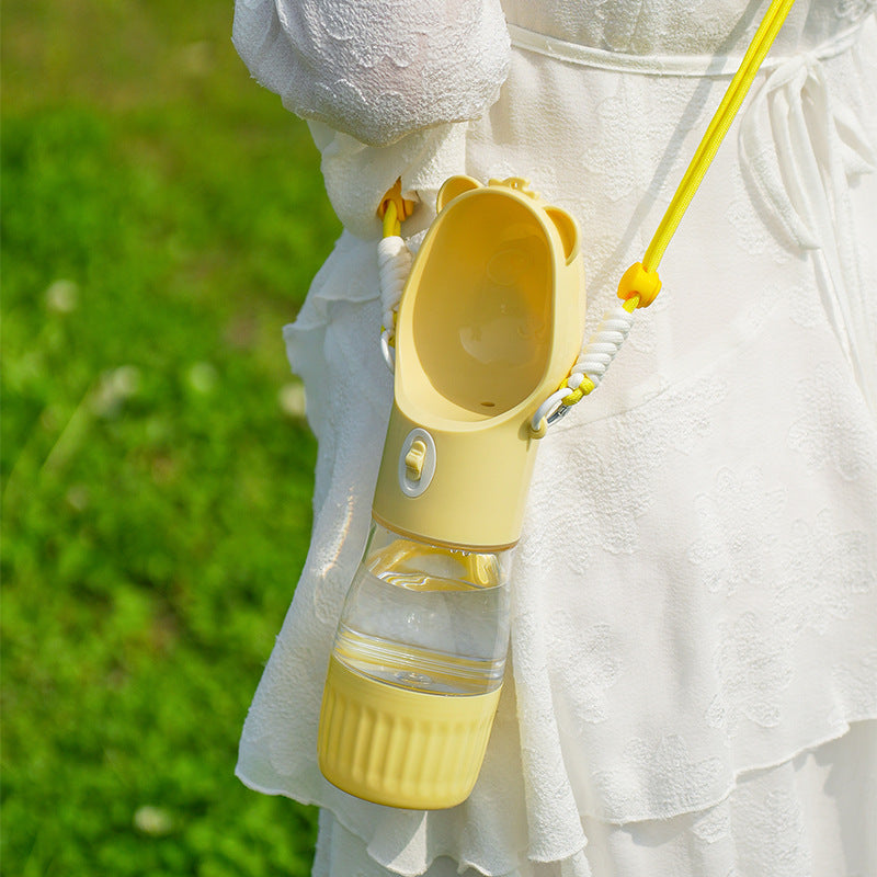 Portable dog hydration bottle by Plexia Paw