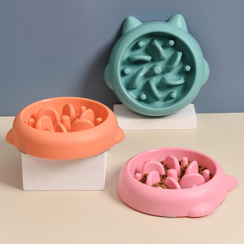 Maze-style dog bowl by Plexia Paw